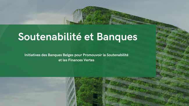 Bancos Belges et la Quête de Soutenabilité : Pioneerisme en Finances Vertes
